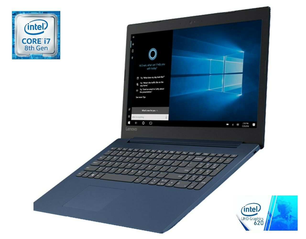 Lenovo IdeaPad 330-14IKB Laptop 14″ Full HD, i7-8550U, 8GB RAM, 256GB SSD, Blue